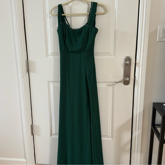Windsor green maxi dress with slit - Picture 2 of 8